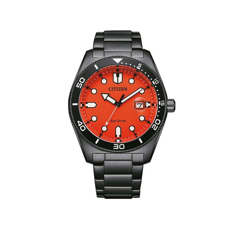 Citizen Orange Stainless Steel Watch for Men (AW1765-88X)