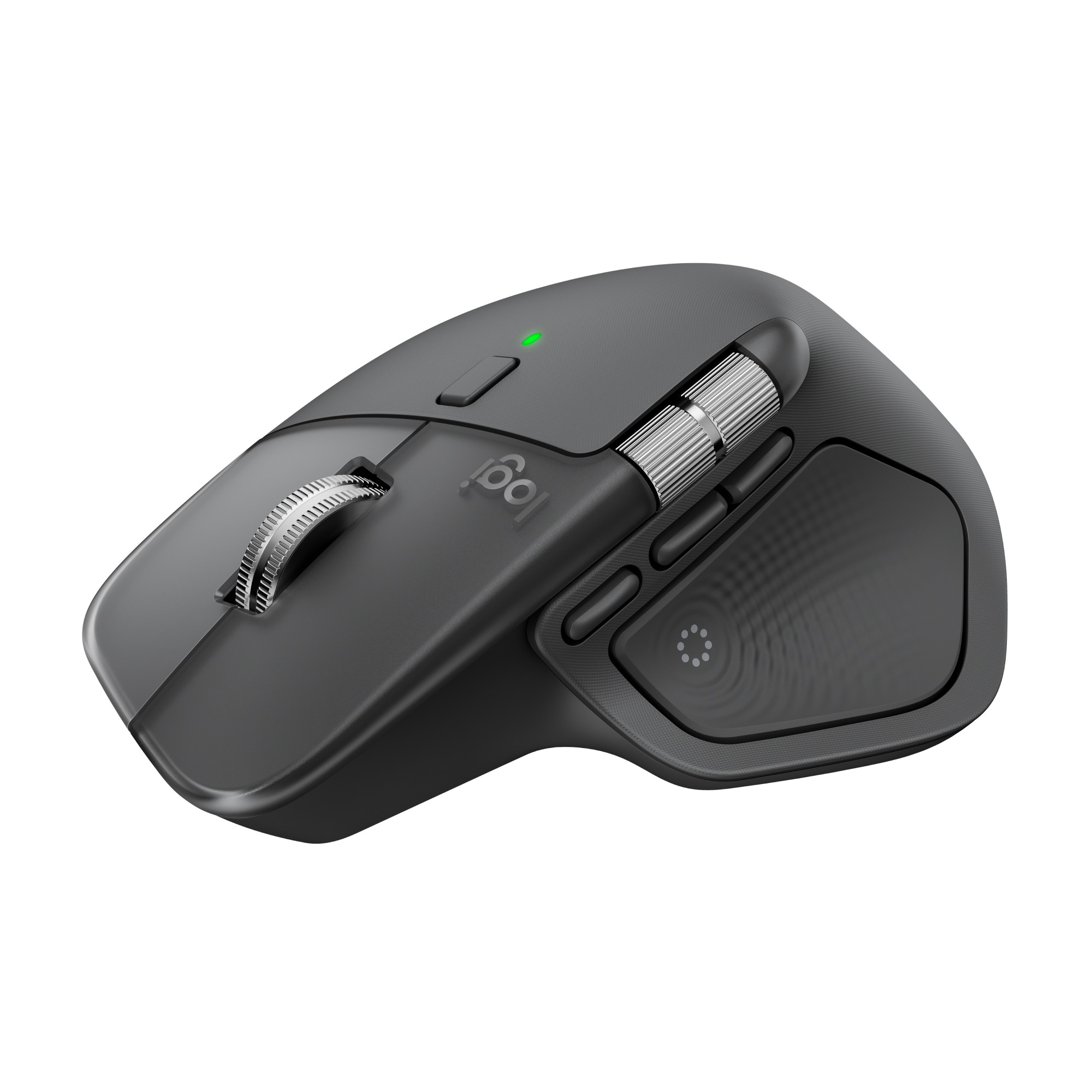 Logitech MX Master 4, Ergonomic Wireless Mouse with Advanced Performance Haptic Feedback, Ultra-Fast Scrolling, USB-C Charging, Bluetooth, Windows, MacOS - Graphite