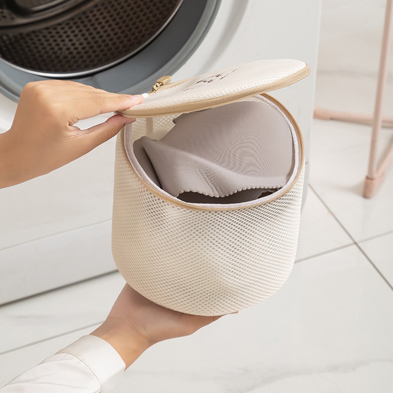 Laundry Bag Fine Mesh Embroidery Print Laundry Pouch Household Clothes Cleaning Washing Bags For Washing Machines New 7Pcs Sets